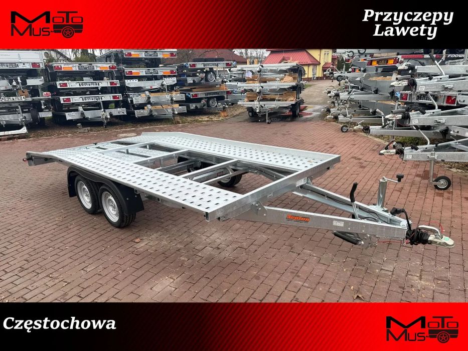 Neptun Laweta Neptun  4,2x2,1m DMC 2700 kg raz łamana mocna spawana DOSTAWA MOTOMUS  Laweta Neptun 4,2x2,1m DMC 2700 kg raz łamana mocna spawana DOSTAWA