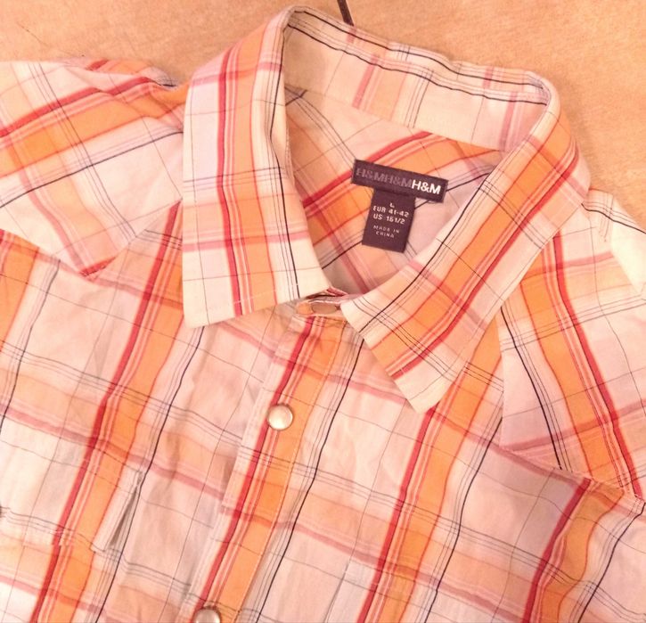 Sportowa koszula H&M krótki rękaw L