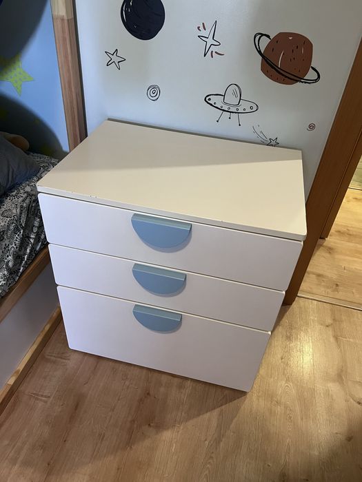 Conjunto de Quarto de Criança – Cómoda + Armário Suspenso