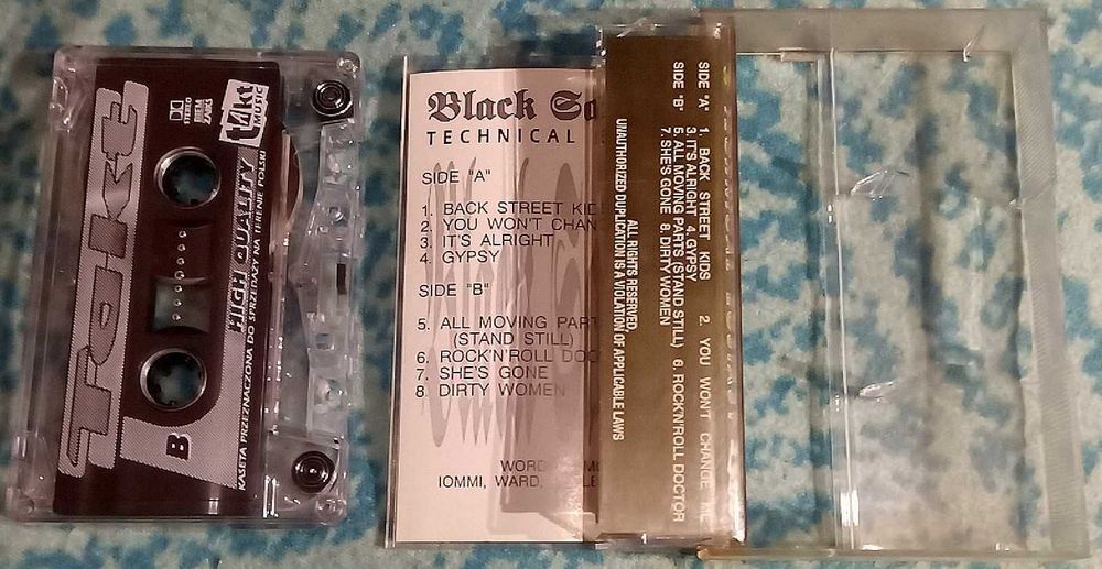 Black Sabbath - Technical Ecstasy" - MC