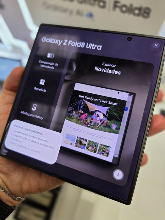 Novos Samsung Fold 8 com opção Buds 4 Pro +100€