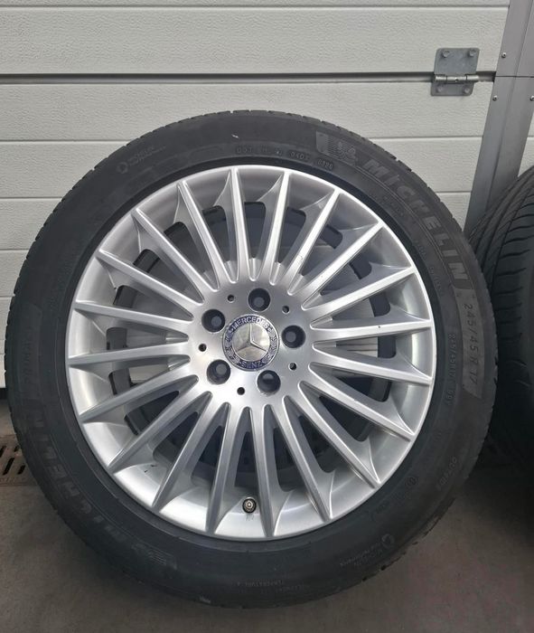 Felgi aluminiowe 5x112 R17 MERCEDES z oponami letnimi 245/45R17