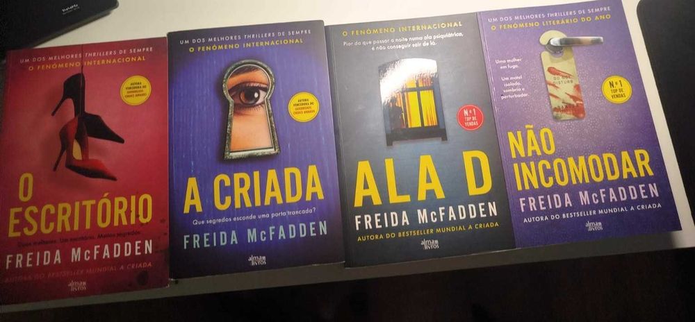 Coleção dos 4 melhores livros da Freida McFadden (Muito Bom Estado)