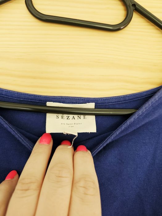 Długa niebieska sukienka premium Sezane m 38