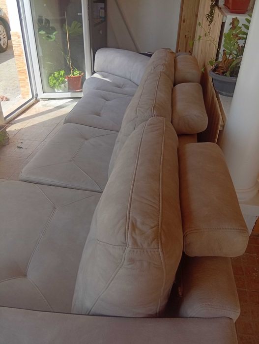 Sofá(4m), com chaise longue