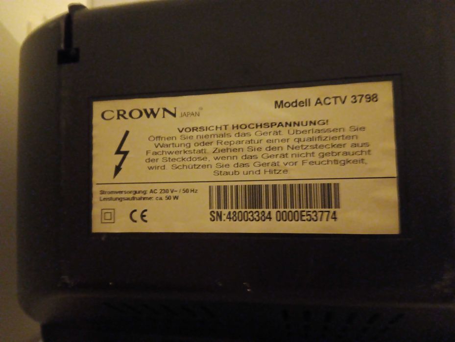 TV CRT Sony / Crown