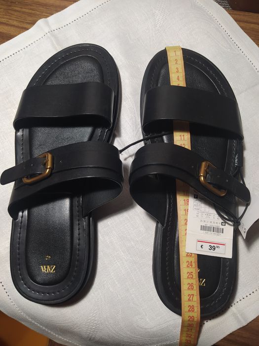 Сандалии женские, новые, кожаные Zara, размер 41,5-42