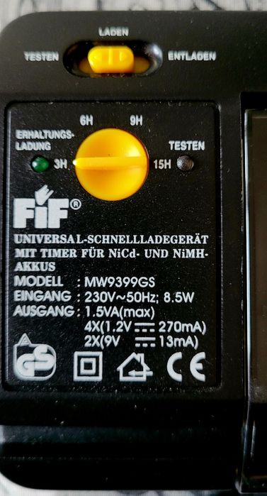 Ładowarka do akumulatorków uniwersalna