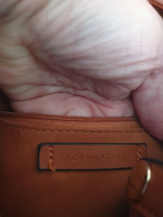 Mochila de pele Camel PACO MARTINEZ