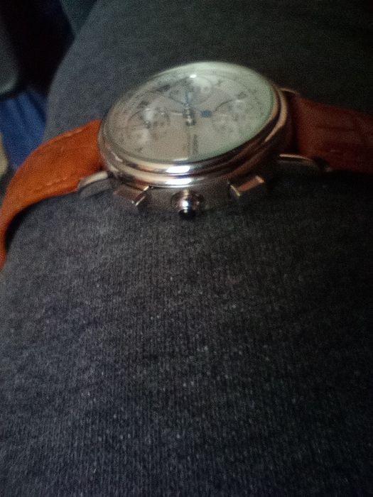 Zegarek męski Ascot Chronograph 30m seria 0301 z baterią w super stanie...