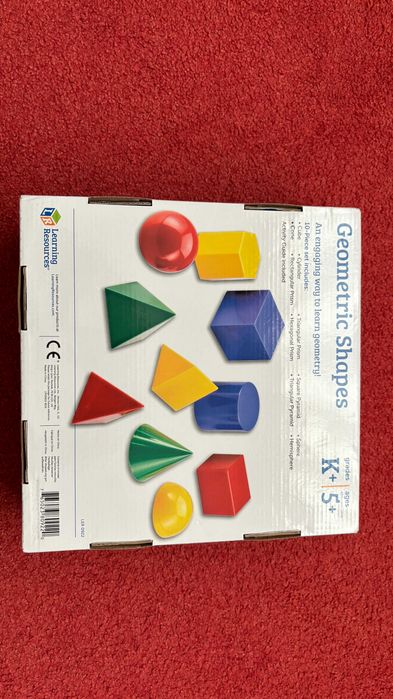 Brinquedo educativo - Conjunto de formas geométricas