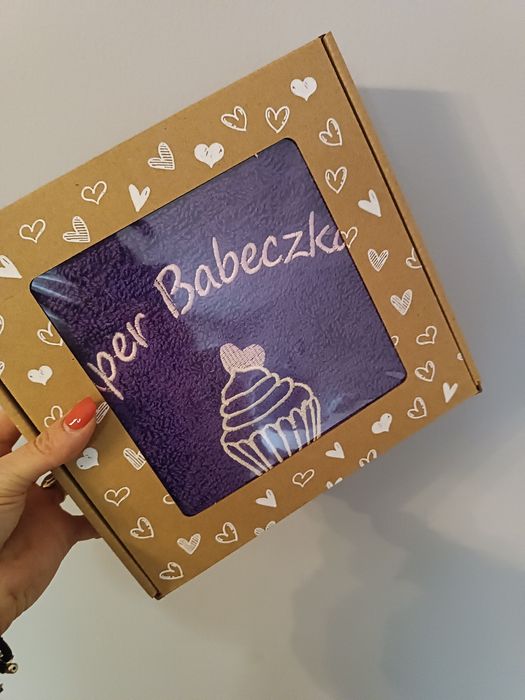 Ręcznik z haftem prezent urodziny dzień mamy dzień kobiet