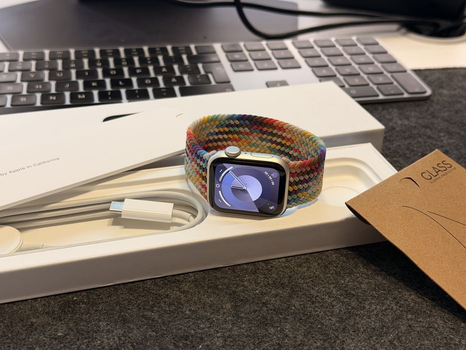 Apple Watch SE 2 gen. Starlight Komplet, Ładny stan