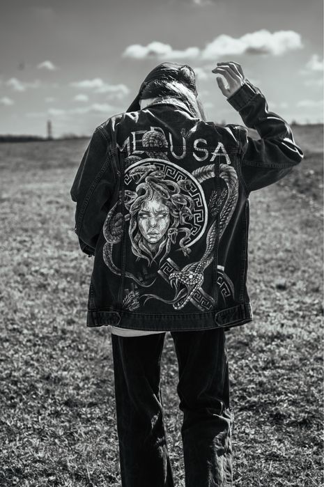 Custom kurtka jeansowa