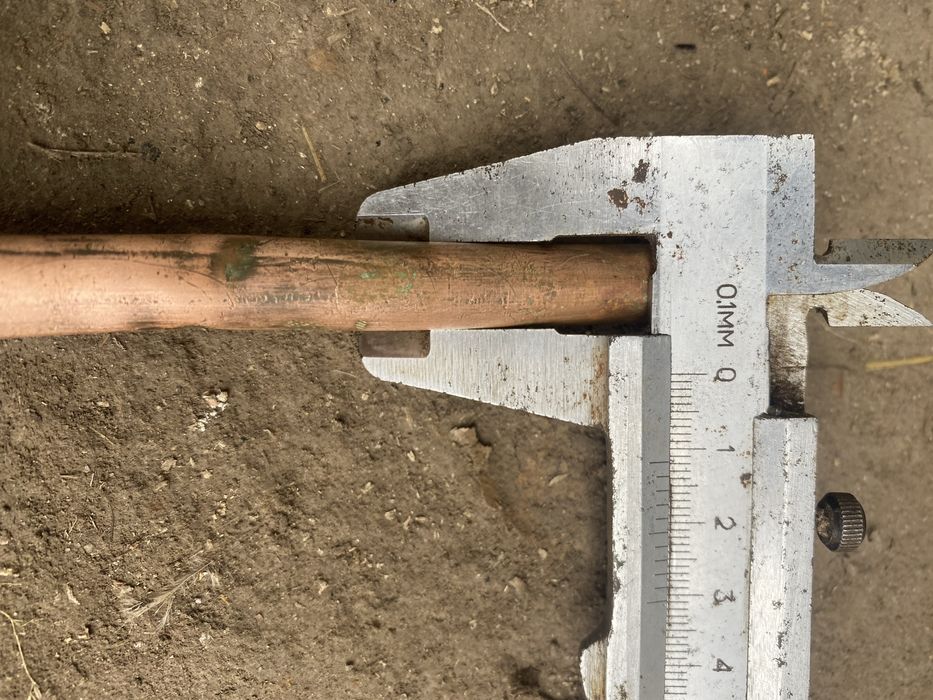 Труба мідна 1.5 метра