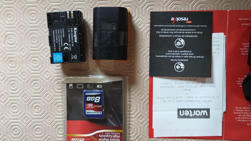 Canon EOS 70D+ EF-S 18-55 IS STM como nova