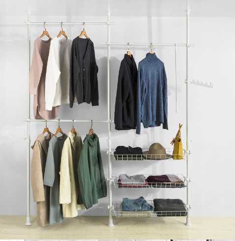 Garderoba teleskopowa system do garderoby drążek na ubrania