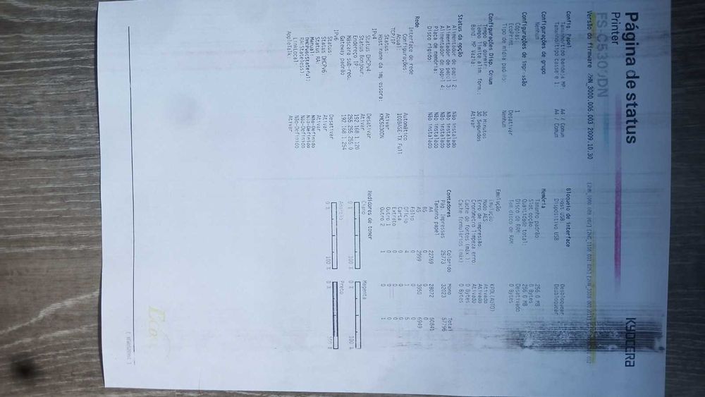 Impressora Color Laser KYOCERA FS-C5300DN