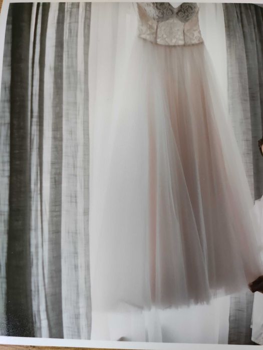 Suknia ślubna tiul koronka GRATIS biżuteria ślubna