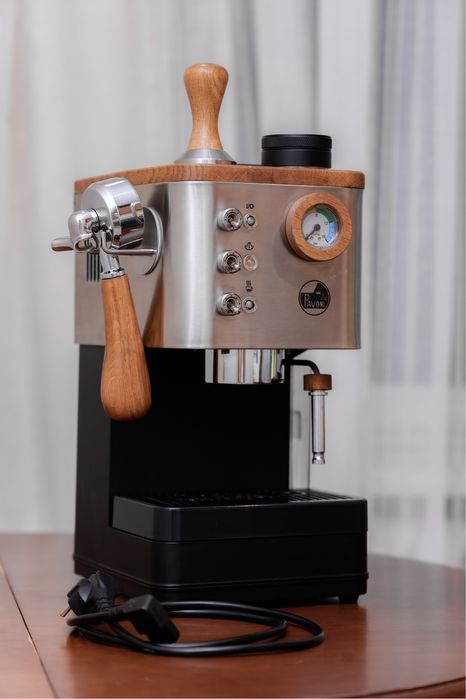 Кавоварка La Pavoni Puccino PCL - кастом з дуба