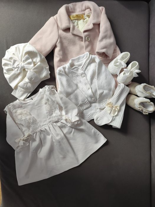 Komplet do chrztu dla dziewczynki