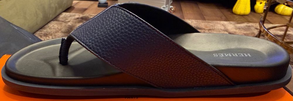 Мужские НОВЫЕ кожаные сандали HERMES 42р