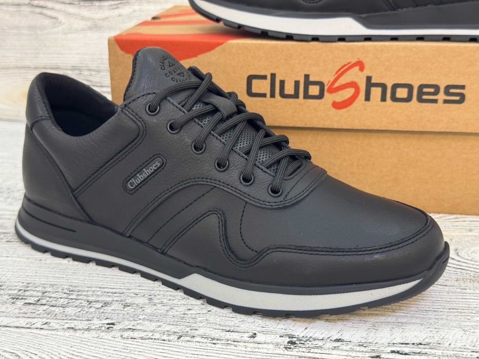 Шкіряні кросівки Clubshoes. Демісезонні кросівки. Кросівки під джинси