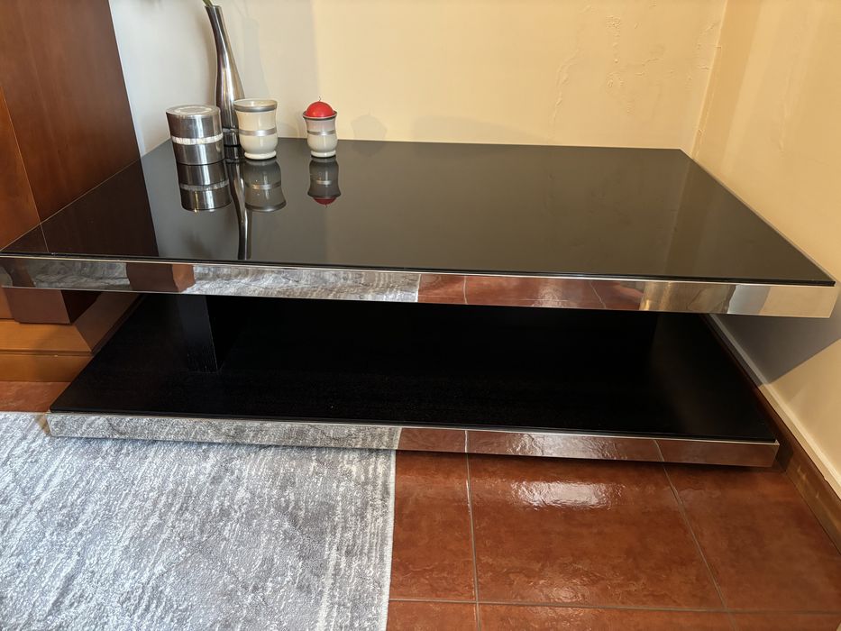 NOVO PREÇO!!!      Mesa de centro preta