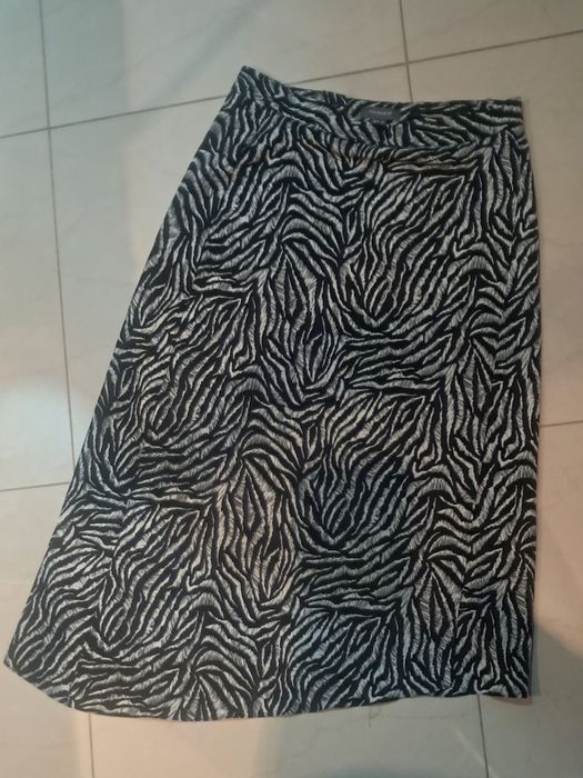 Spódnica wzór zebra