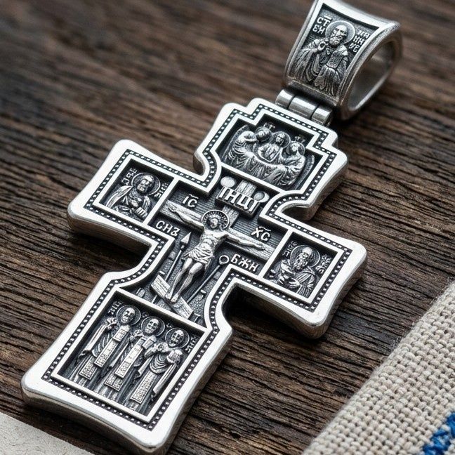 Срібний 21грам хрестик кулон серебряная срібло серебро крестик 925