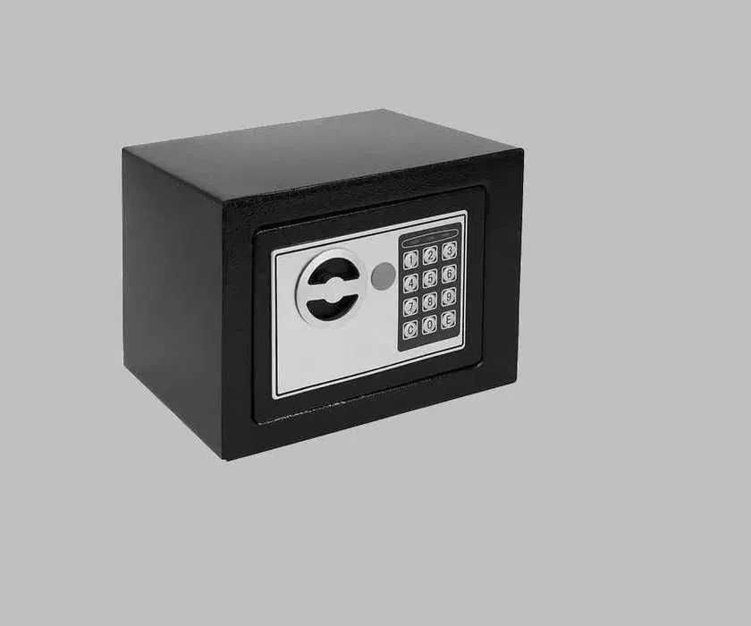 NOWY !!! Sejf z szyfrem kasetka stalowa na pieniądze kasa skrytka