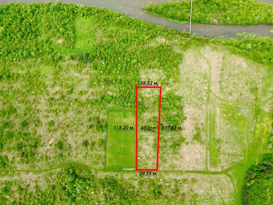 Добра ділянка 40сот в Карпатах с. Рибник