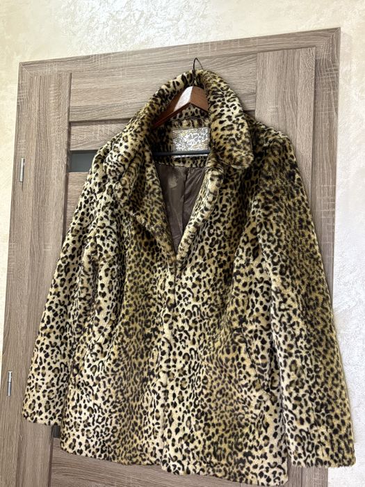 Леопардова еко шубка