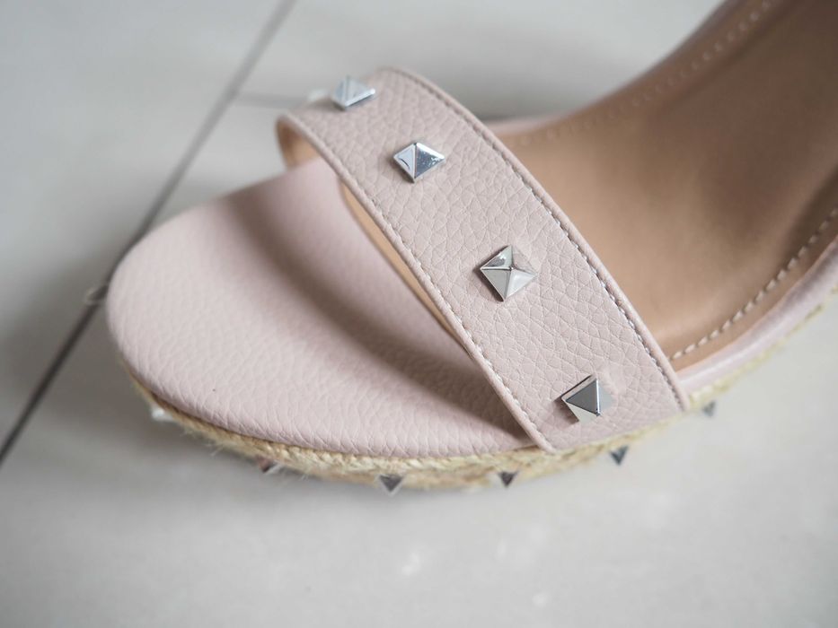 DeeZee sandały damskie pudrowy róż rozm. 41 wkł. 26 cm NOWE