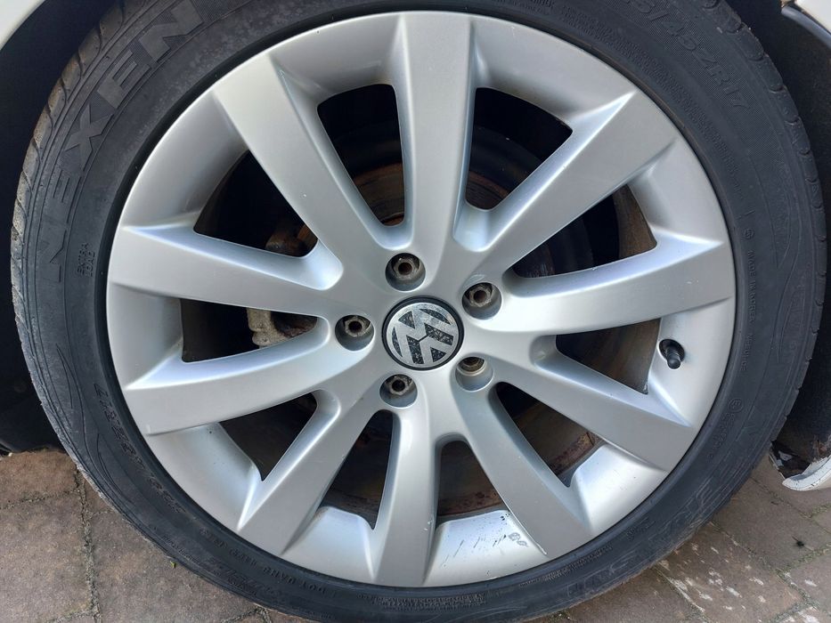 felga felgi aluminiowe 17 7j 5x112 et33 1k8601025 vw scirocco passat g