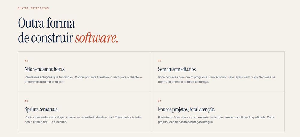 Criação de Software, Apps e Sistemas Web | Sem intermediários | Equipa Sênior