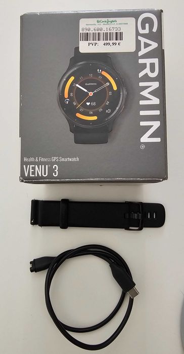Garmin Venu 3 - Como Novo - Com Fatura - Garantia até Ago/2028.