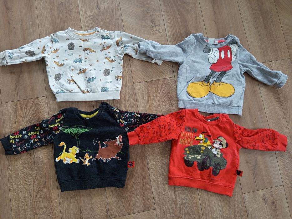 68 74 bluzy bawełniane zestaw dla chłopca