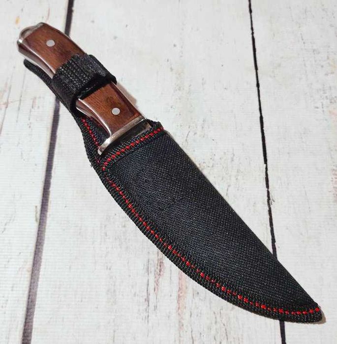 Туристичний мисливский ніж Damascus Knives Steel D3 Дамаск 21см,ножни