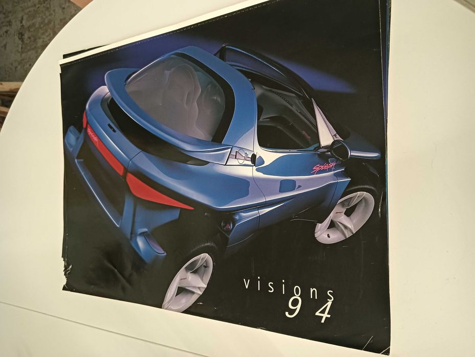 FORD Visions 94 – 12 Posters Individuais | Concept Cars Futuristas