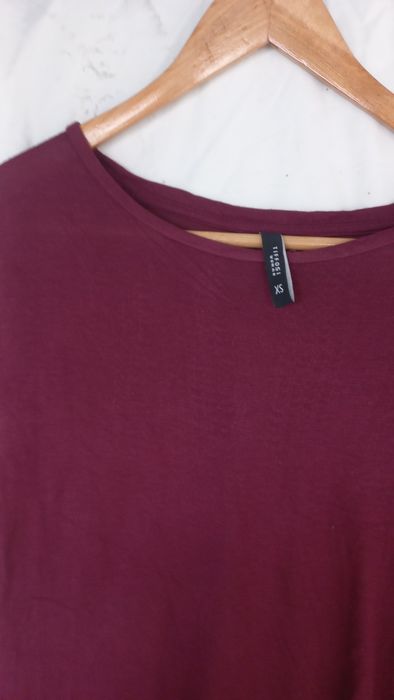 Camisola bordaux manga comprida