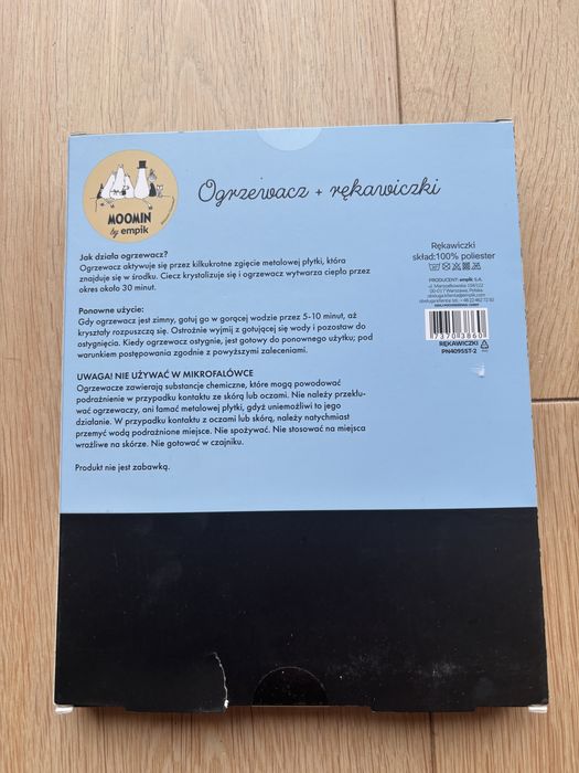 Rekawiczki + ogrzewacz do rąk / moomin by empik