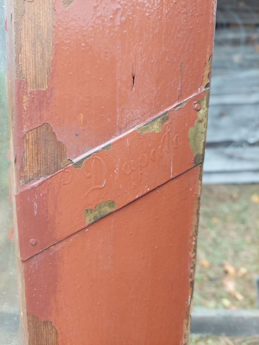 Stare podwójne drzwi