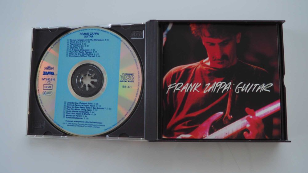 FRANK ZAPPA – Guitar   2×CD, Album • 1988 • Zappa Records / Intercord • INT 883.510 Stan: CD NM / Okładka NM