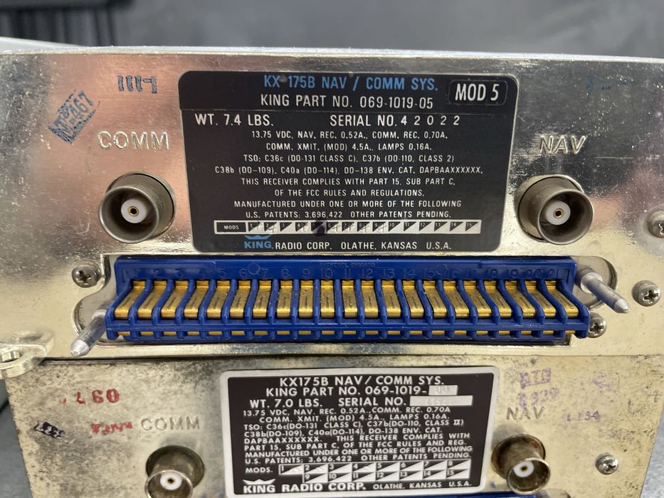 Radio lotnicze King KX 175B TSO Nav Comm Jelenia Góra