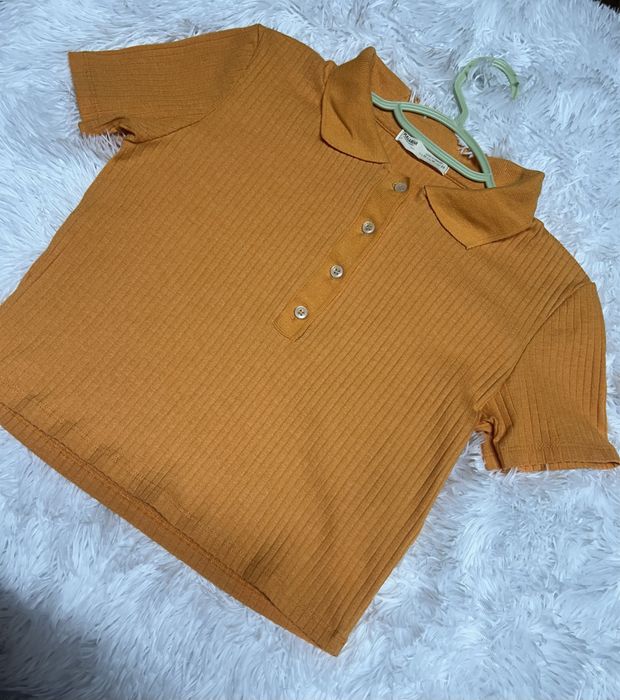 Top croped curto com gola pull&bear M