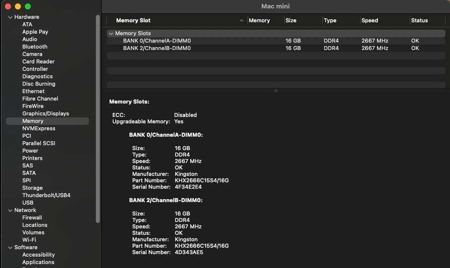 Apple Mac mini 2018 A1993 i5/32GB DDR4/SSD 256GB