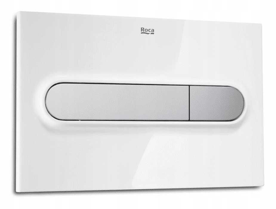 Przycisk spłukujący do WC Roca dual combi biały/chrom [A890095005]