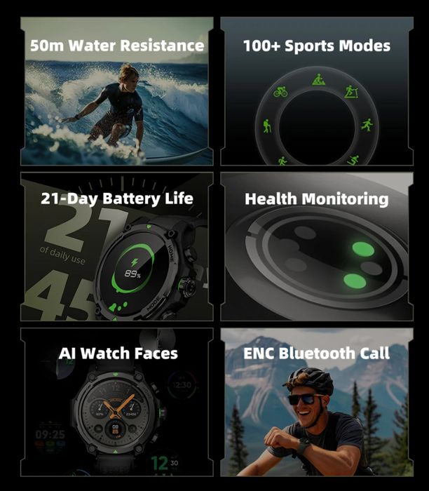Black Shark GS3, GPS, компас, тактичний годинник, військовий