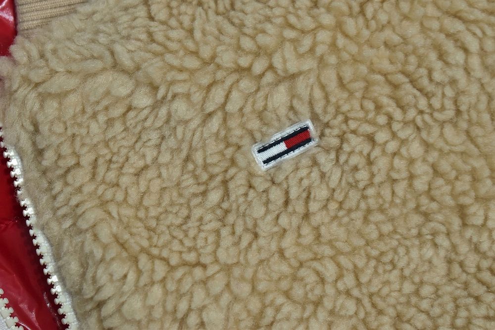 Tommy Jeans Dwustronna Kurtka Zimowa Bomber Sherpa L
